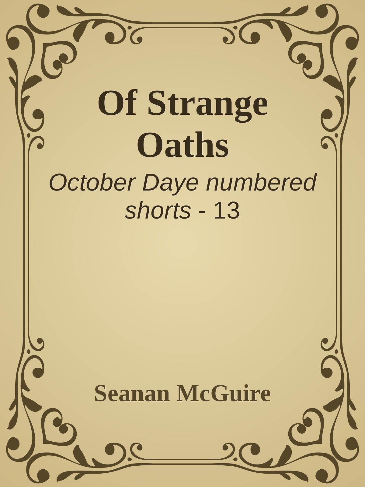 Of Strange Oaths