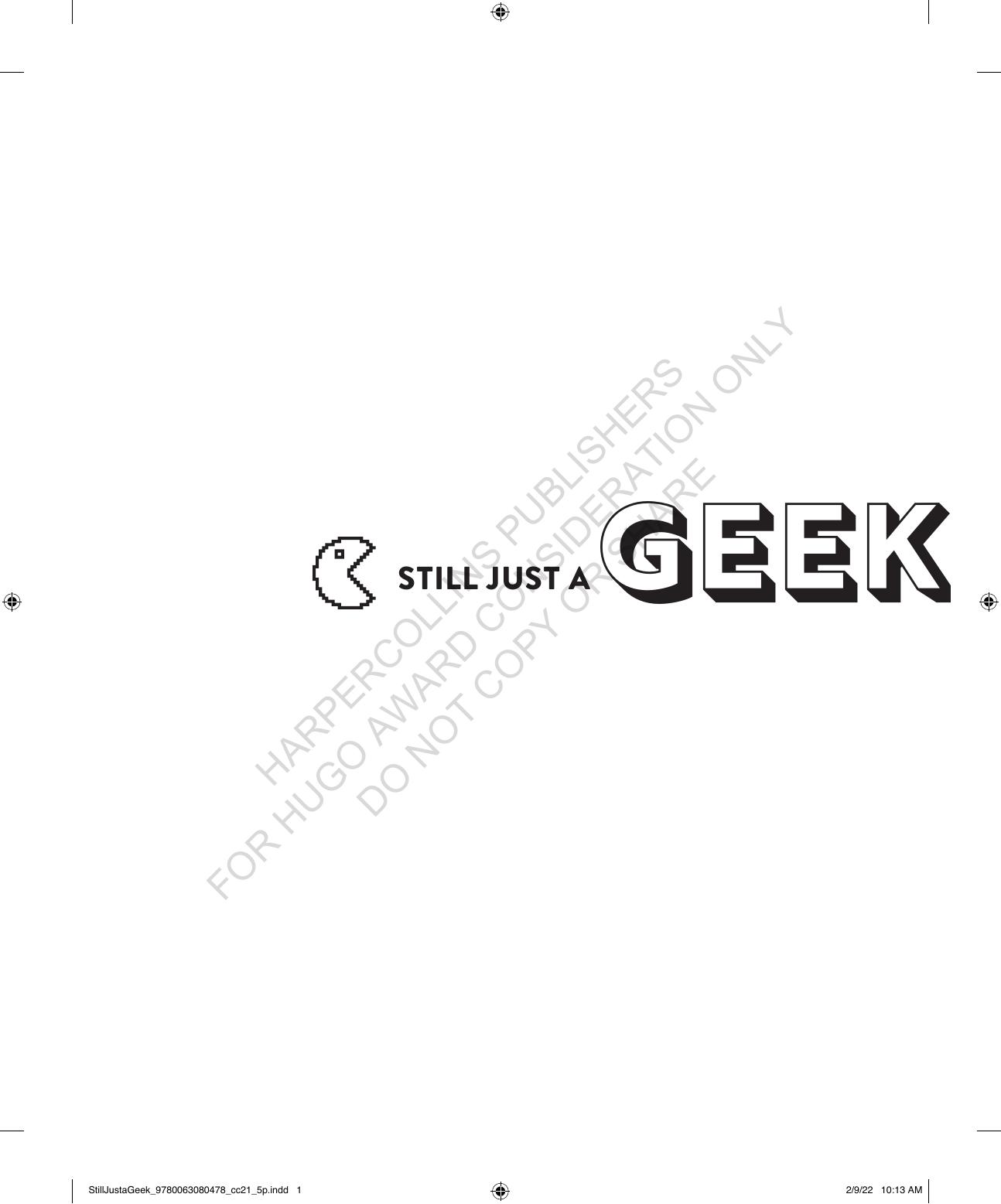 Still Just a Geek