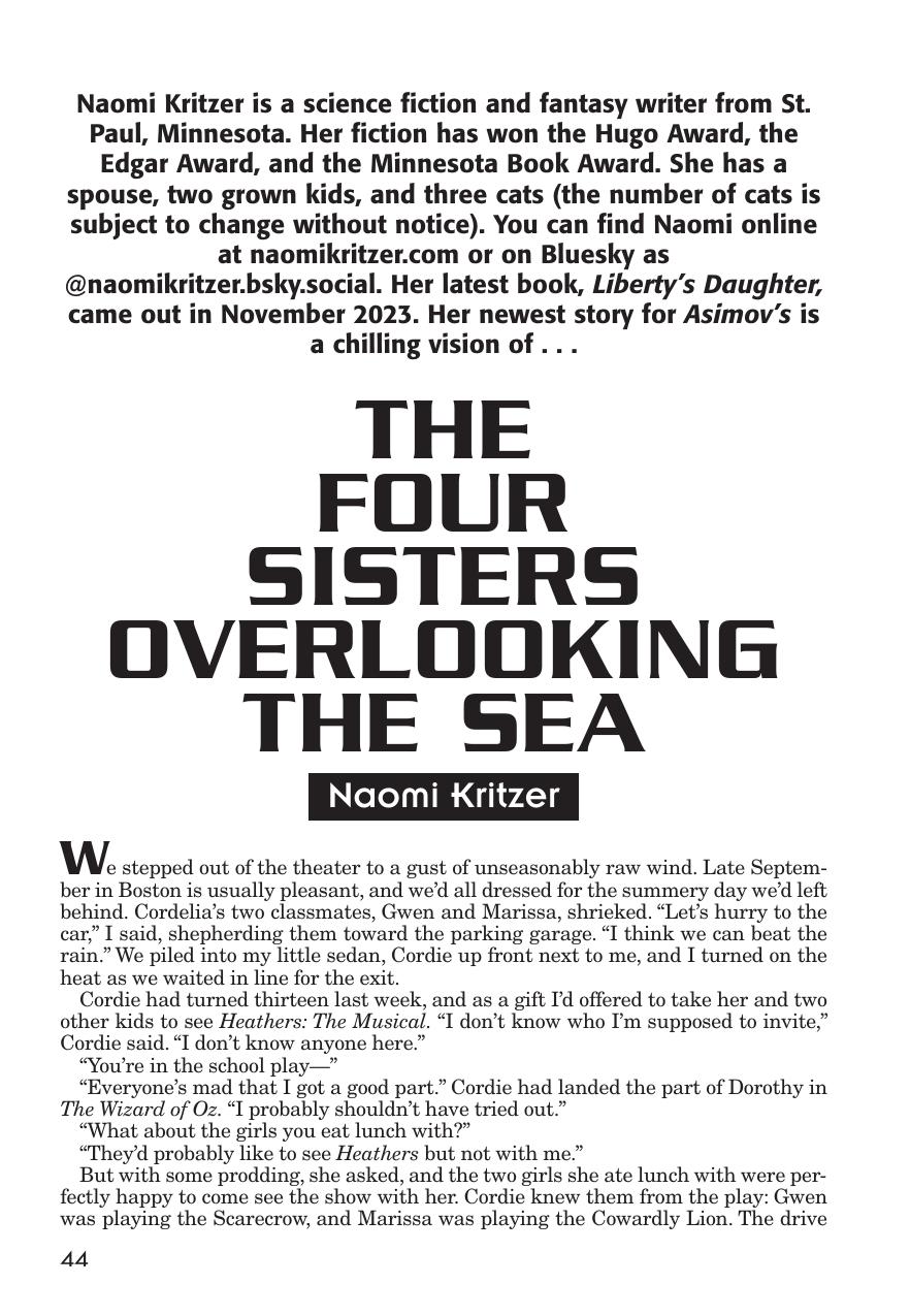 The Four Sisters Overlooking the Sea