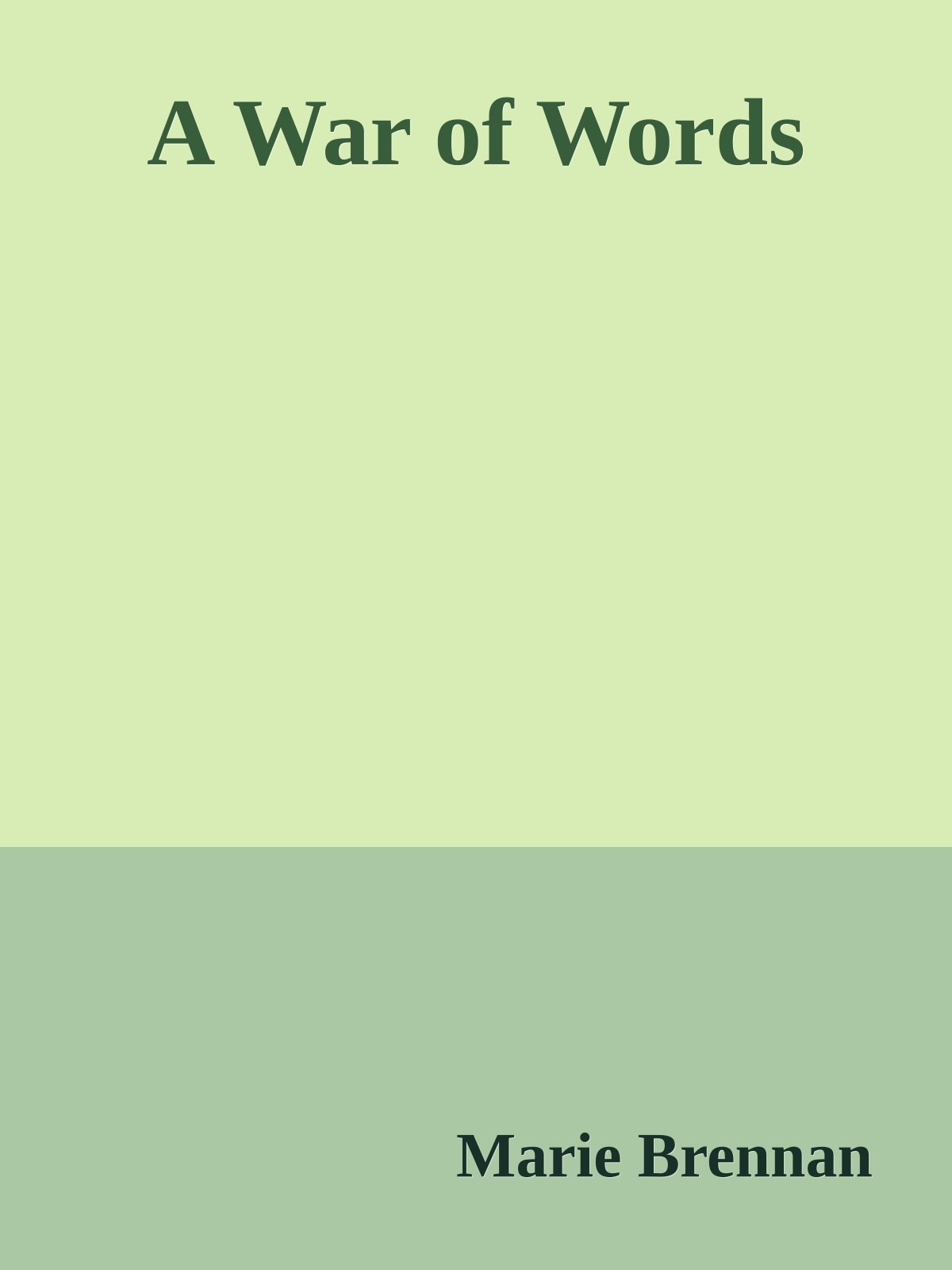 A War of Words