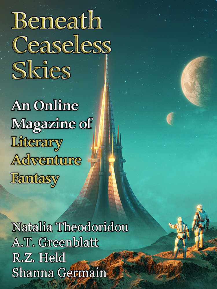 Beneath Ceaseless Skies #401, Special Double-Issue for BCS Science-Fantasy Month 7