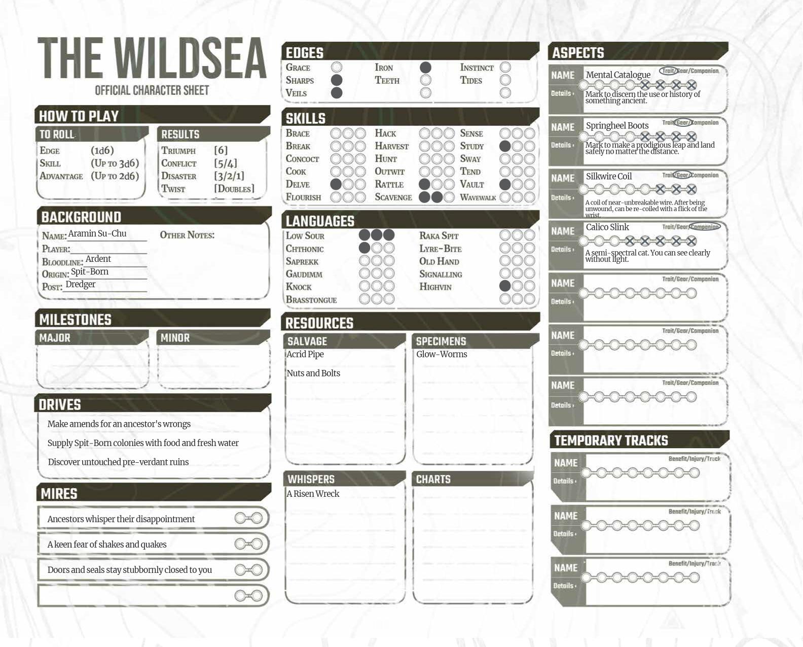Wildsea Pregens Con