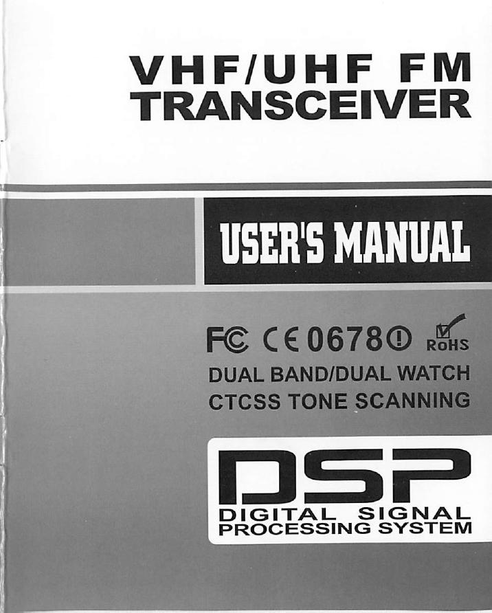 baofeng uv 5r owners manual